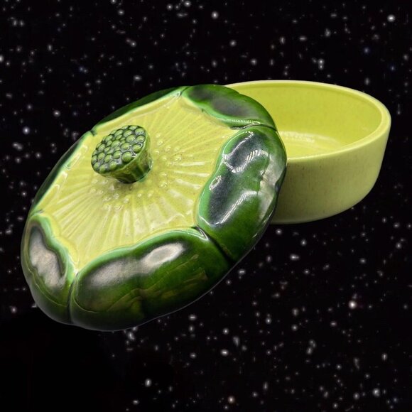 Vintage Valley Vista California Covered Dish Bowl Serving Dish W Lid Pottery 5”T - Picture 14 of 14